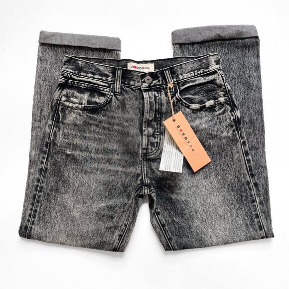 Boro Denim Osaka Straight Leg Jeans Deep In The Heart Wash Size 25 NEW NWT - Picture 3 of 15